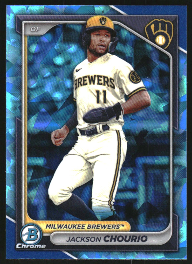 2024 Bowman Chrome Sapphire Prospects #BCP140 Jackson Chourio