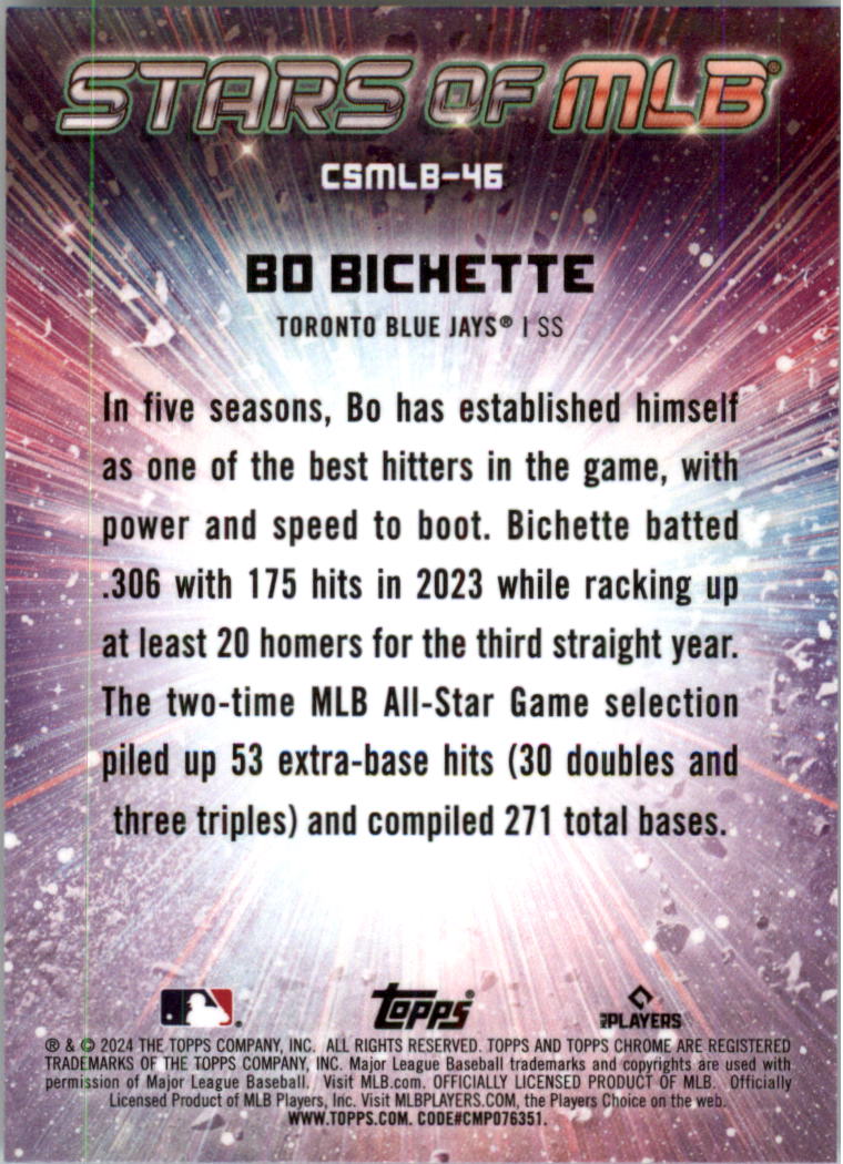 2024 Topps Stars of MLB Chrome Baseball Card Pick (Inserts) - Picture 69 of 113