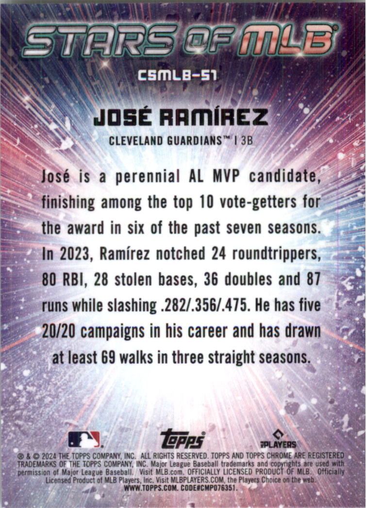 2024 Topps Stars of MLB Chrome Baseball Card Pick (Inserts) - Picture 73 of 113