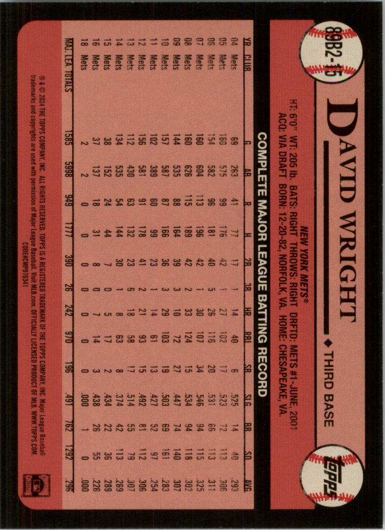 2024 Topps '89 Topps Series 2 Baseball Card Pick (Inserts) - Bild 29 von 125