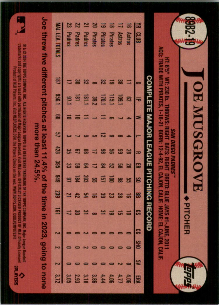 2024 Topps '89 Topps Series 2 Baseball Card Pick (Inserts) - Bild 37 von 125