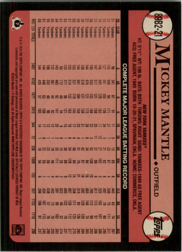 2024 Topps '89 Topps Series 2 Baseball Card Pick (Inserts) - Bild 41 von 125