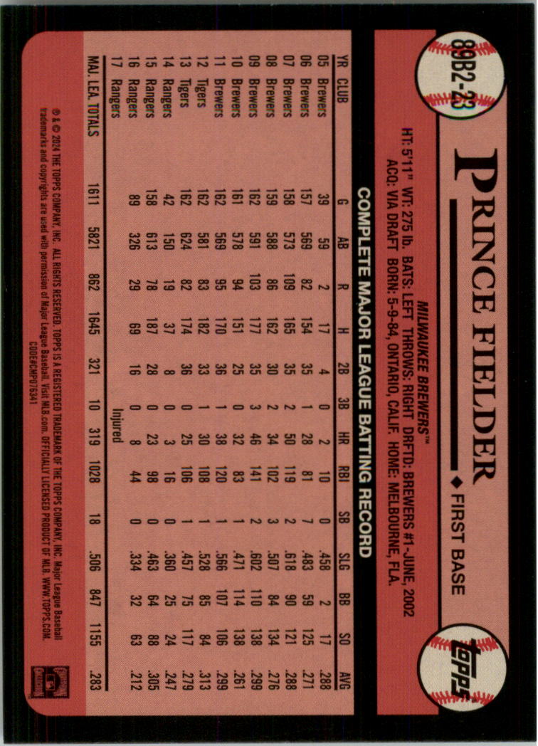 2024 Topps '89 Topps Series 2 Baseball Card Pick (Inserts) - Bild 45 von 125