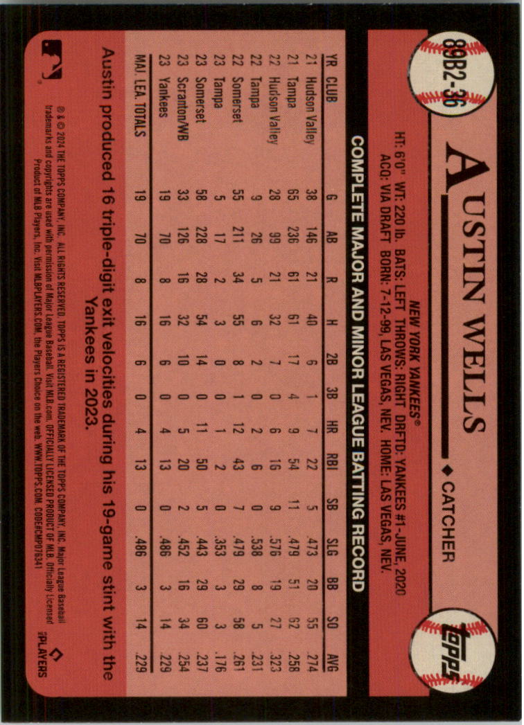 2024 Topps '89 Topps Series 2 Baseball Card Pick (Inserts) - Bild 67 von 125