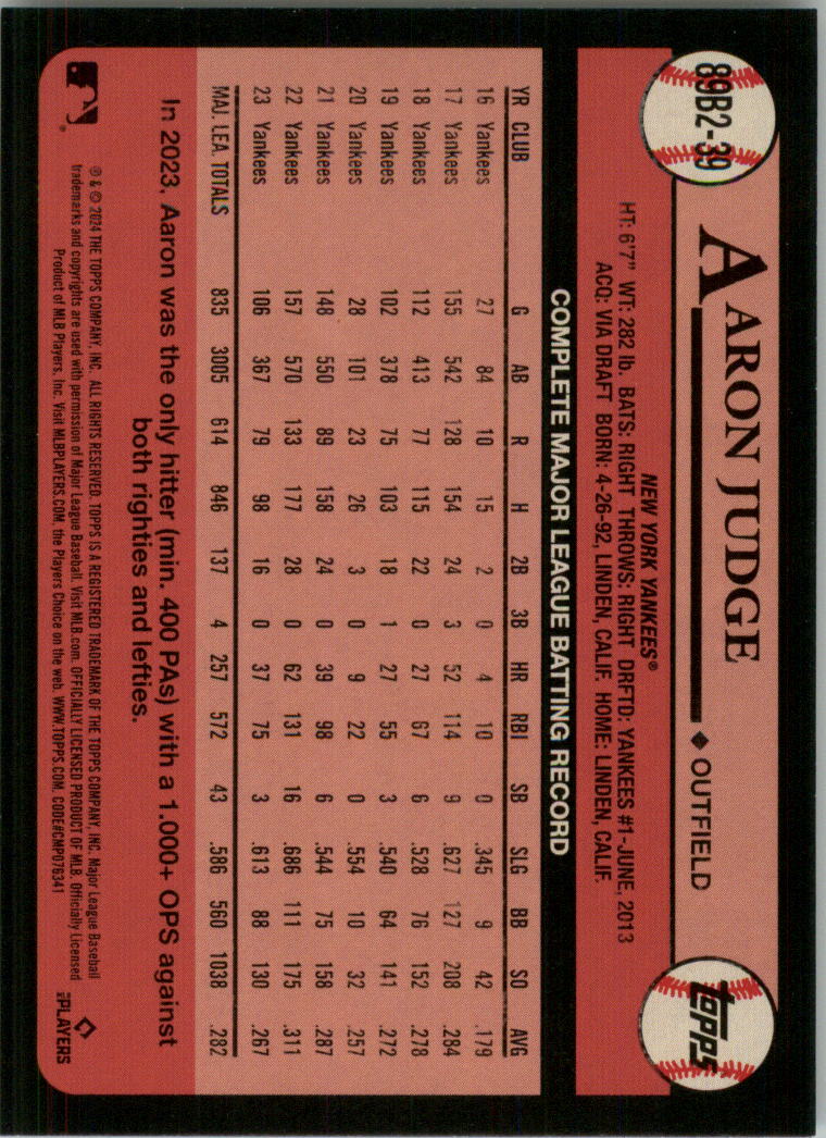 2024 Topps '89 Topps Series 2 Baseball Card Pick (Inserts) - Bild 73 von 125