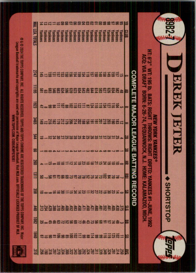 2024 Topps '89 Topps Series 2 Baseball Card Pick (Inserts) - Bild 101 von 125