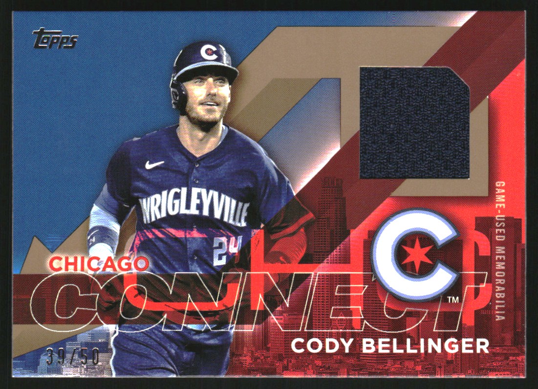 2024 Topps City Connection Swatch Collection Gold #CC2CBE Cody Bellinger S2
