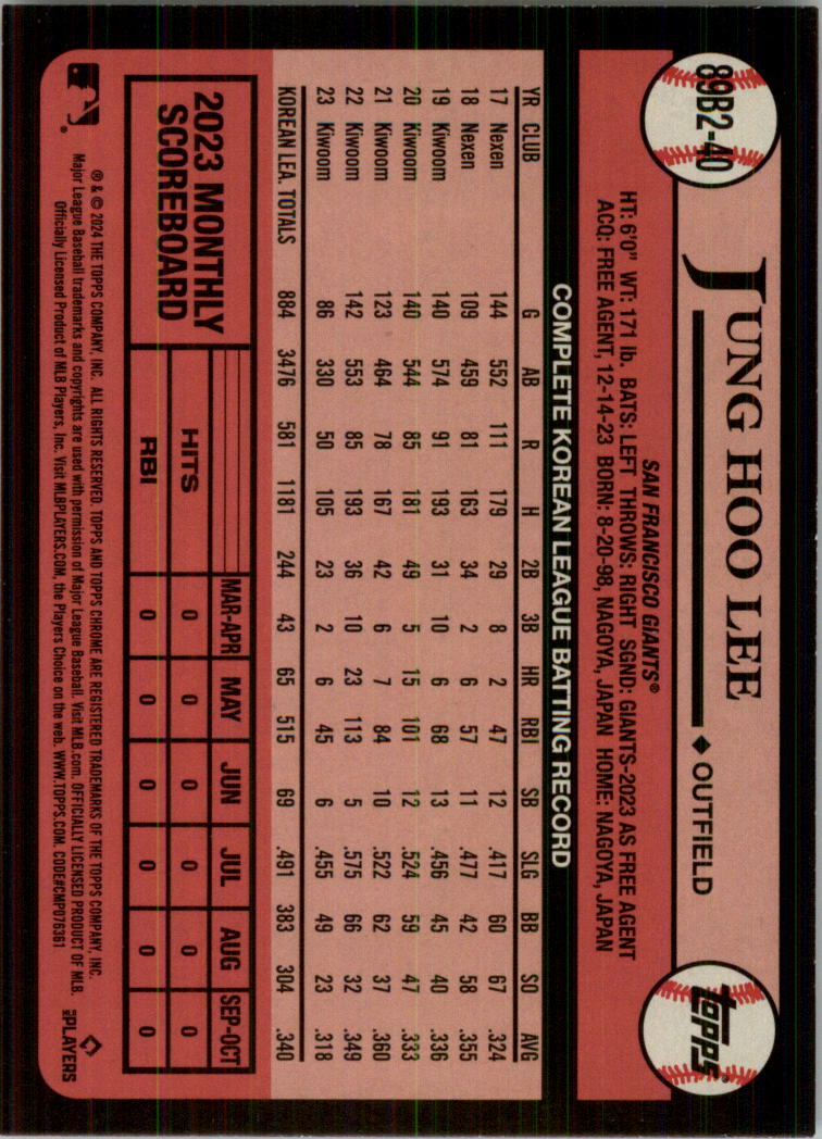 2024 Topps '89 Topps Series 2 Baseball Card Pick (Inserts) - Bild 119 von 125