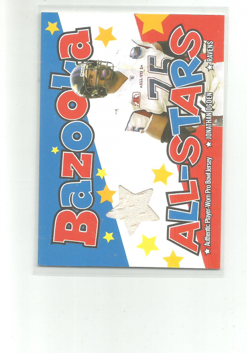 2004 Bazooka All-Stars Jerseys #BASJO Jonathan Ogden