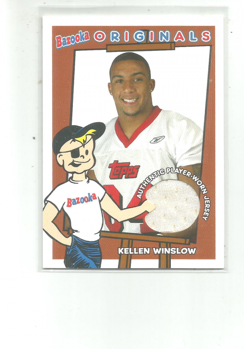 2004 Bazooka Originals Jerseys #BOKW Kellen Winslow Jr.