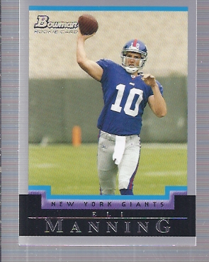 Eli Manning 2004 Topps Pristine Rookie Card (RC) #87 (New York Giants)