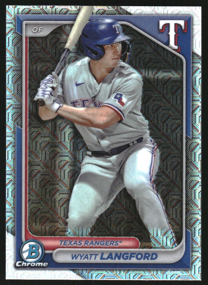 2024 Bowman Chrome Mega Box Prospects #BCP64 Wyatt Langford
