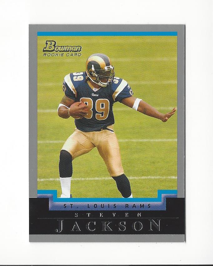 2004 Bowman #260 Steven Jackson RC