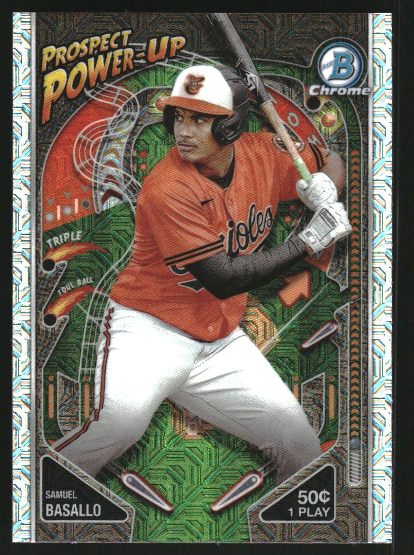 2024 Bowman Chrome Mega Box Prospect Power-Up #PP8 Samuel Basallo