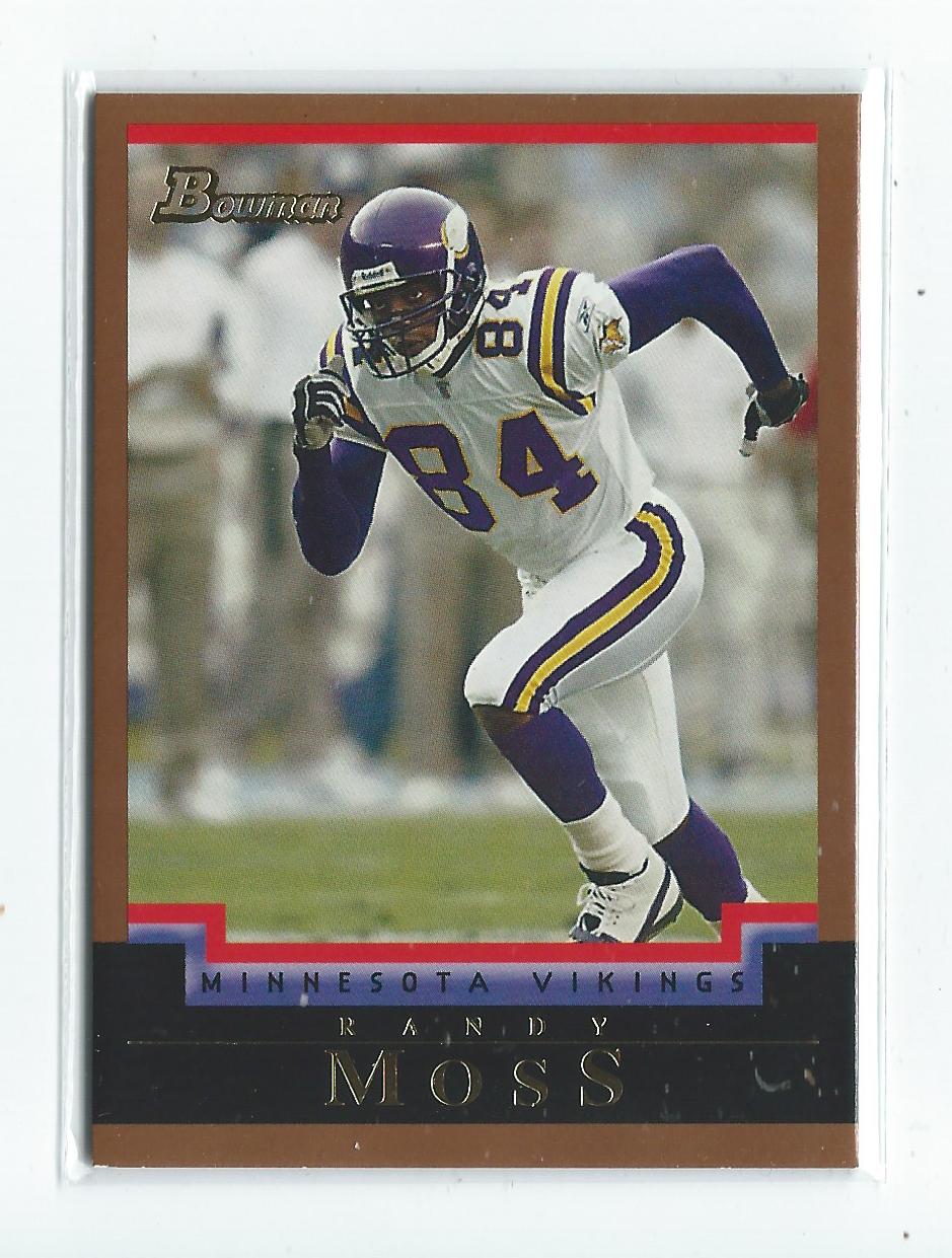 2004 Bowman Gold #8 Randy Moss