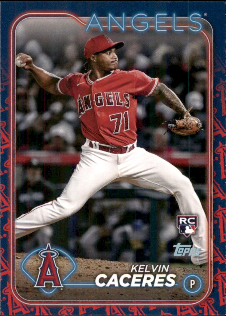 Topps Color Pyramid 2024 Topps Team Color Border Variations #680 Kelvin Caceres - NM-MT