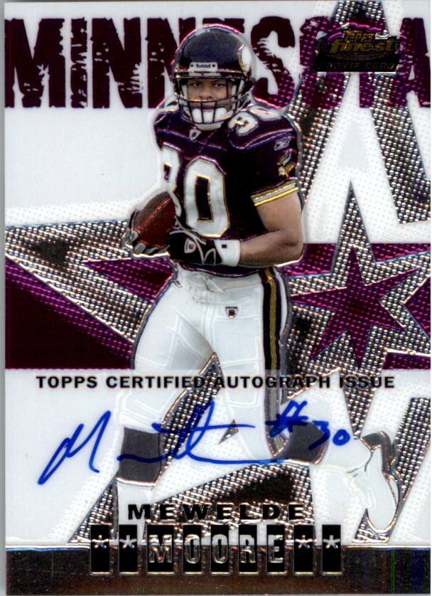 2004 Finest #114 Mewelde Moore AU RC