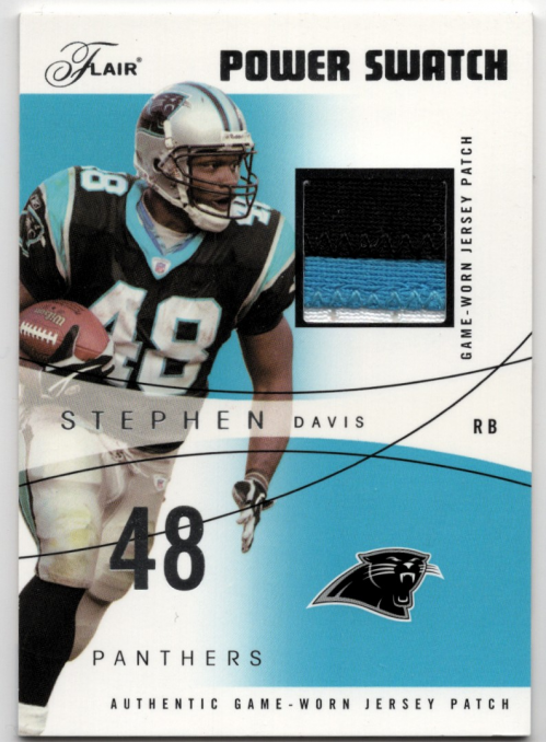 2004 Flair Power Swatch Silver Patches #PSSD Stephen Davis