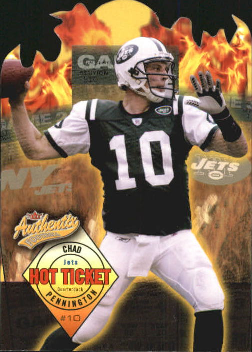 2004 Fleer Authentix Hot Ticket #9HT Chad Pennington