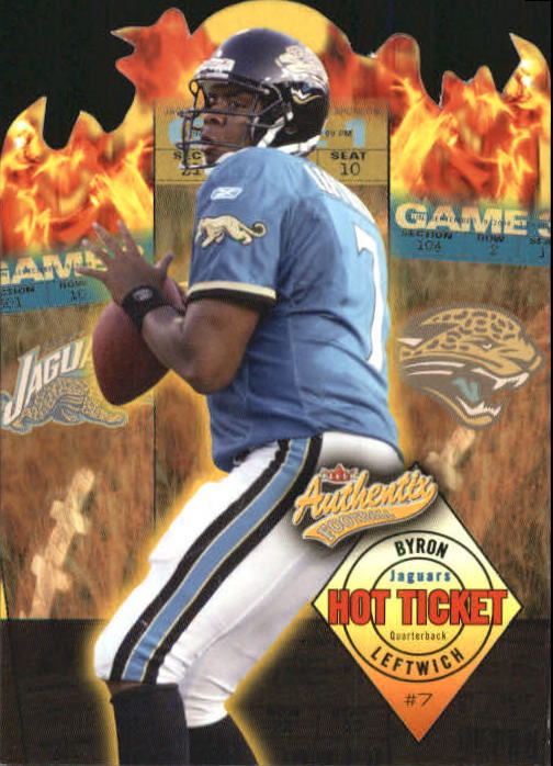 2004 Fleer Authentix Hot Ticket #12HT Byron Leftwich
