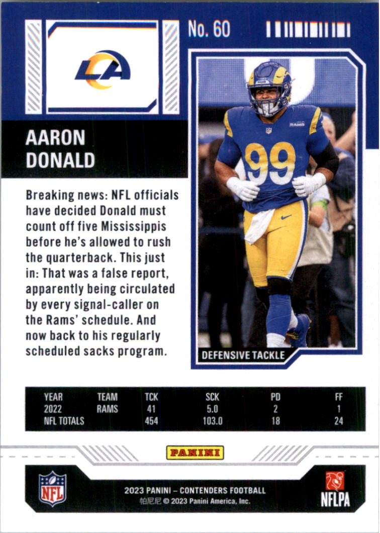 2023 Panini Contenders Retail Football Card Pick (Base) - Bild 117 von 197