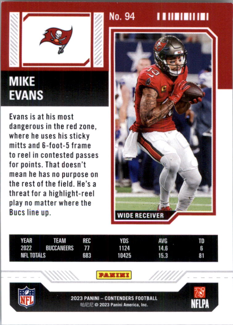 2023 Panini Contenders Retail Football Card Pick (Base) - Bild 185 von 197