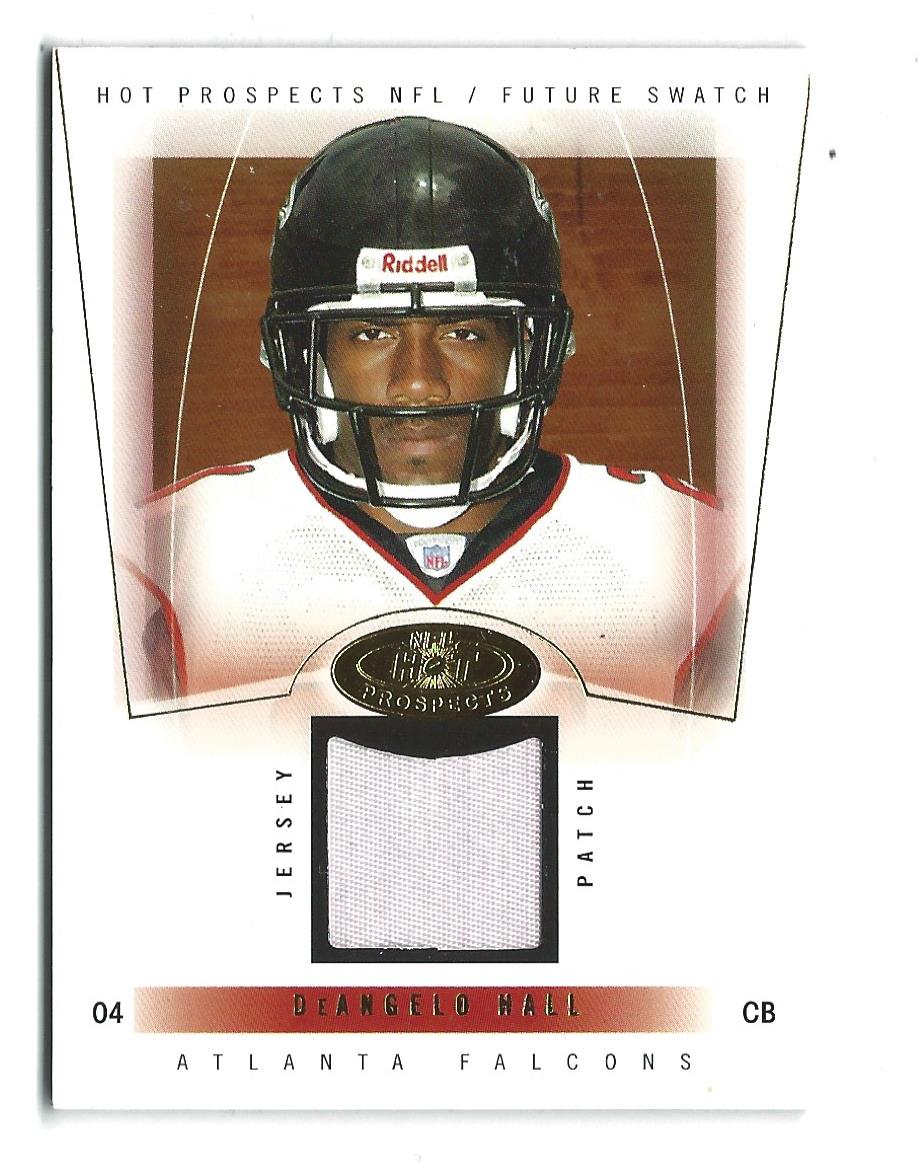 2004 Hot Prospects #97 DeAngelo Hall JSY RC