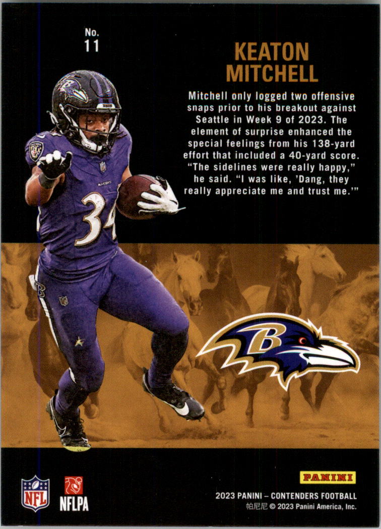 2023 Panini Contenders Rookie Stallions Football Card Pick (Inserts) - Picture 19 of 51