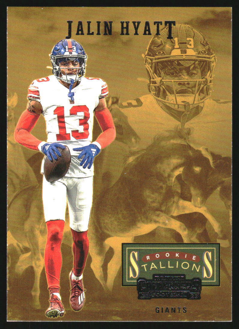 2023 Panini Contenders Rookie Stallions #20 Jalin Hyatt