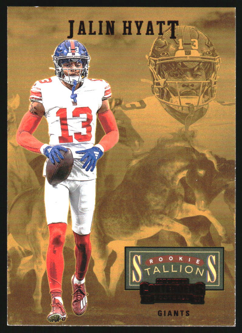 2023 Panini Contenders Rookie Stallions Red #20 Jalin Hyatt