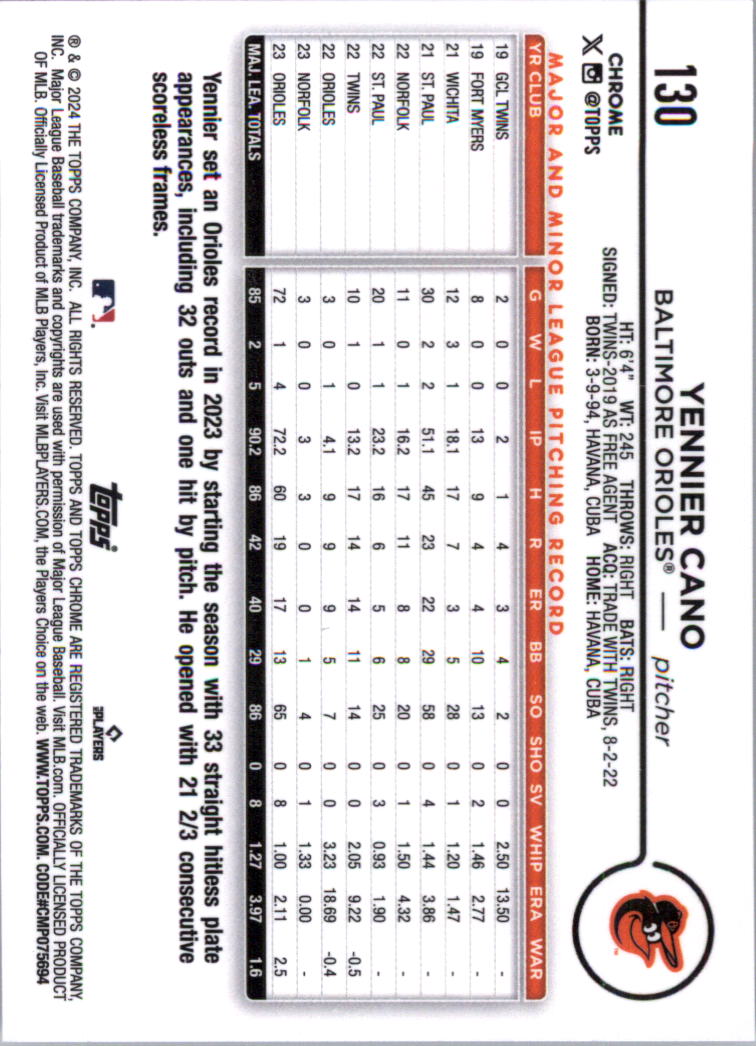 2024 Topps Chrome Baseball Card Pick (Base) 103-300 - Bild 57 von 397