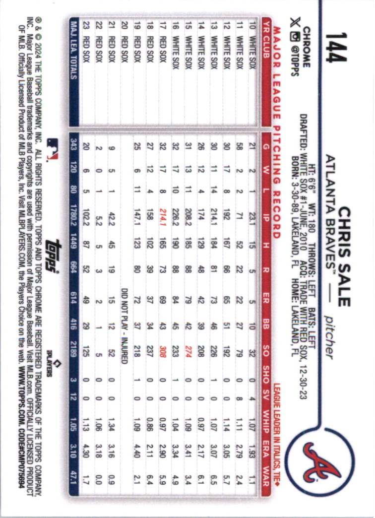 2024 Topps Chrome Baseball Card Pick (Base) 103-300 - Bild 85 von 397