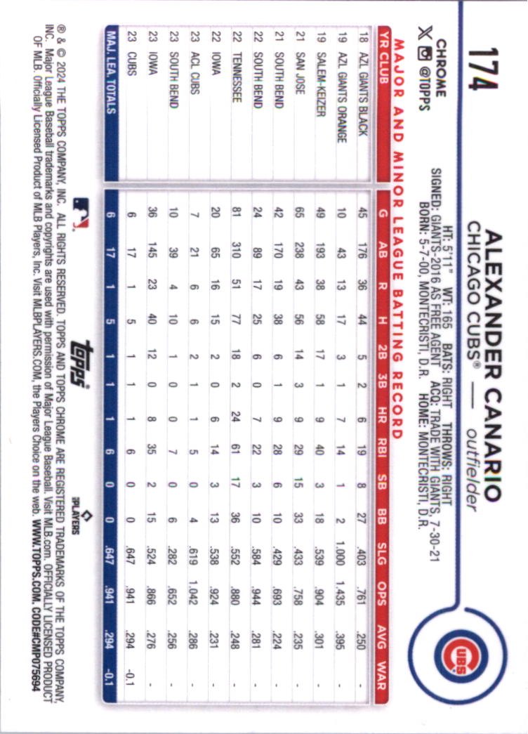 2024 Topps Chrome Baseball Card Pick (Base) 103-300 - Bild 145 von 397