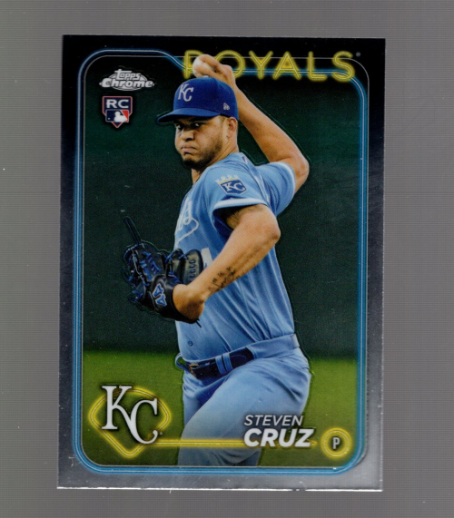 B5387- 2024 Topps Chrome Baseball Card #s 1-200 -You Pick- 15+ FREE US SHIP