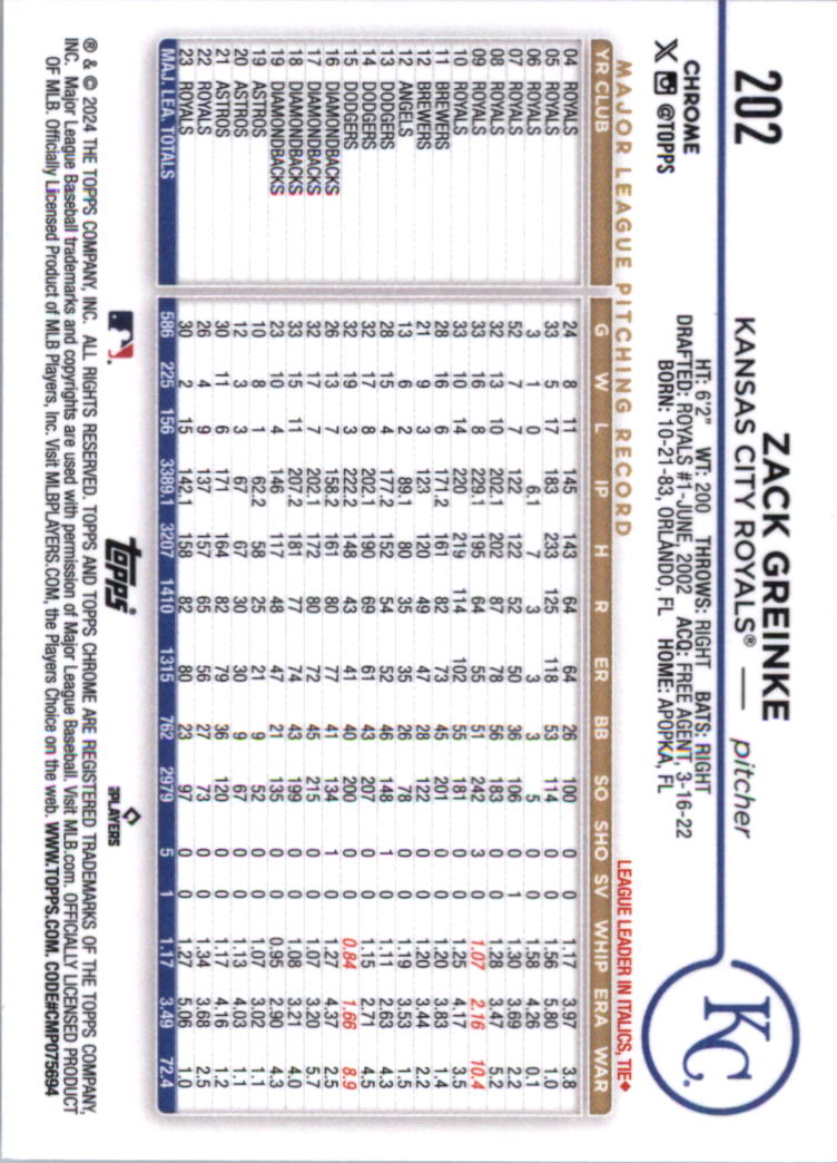 2024 Topps Chrome Baseball Card Pick (Base) 103-300 - Bild 201 von 397