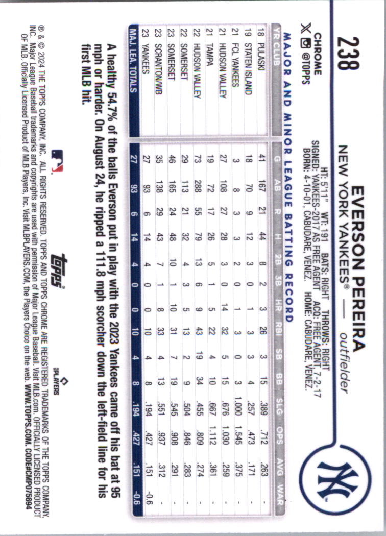 2024 Topps Chrome Baseball Card Pick (Base) 103-300 - Bild 273 von 397