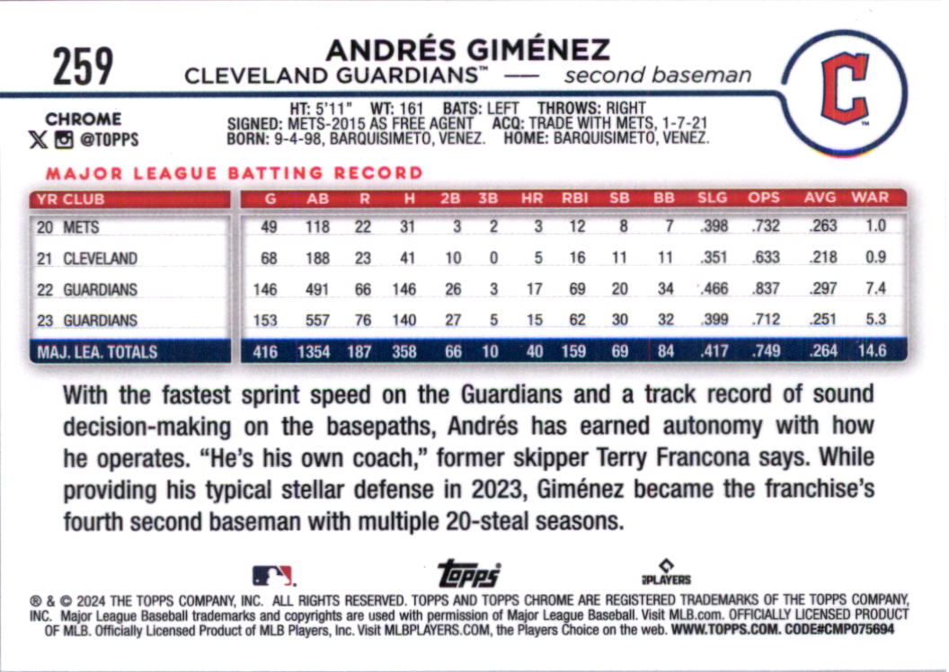 2024 Topps Chrome Baseball Card Pick (Base) 103-300 - Bild 315 von 397