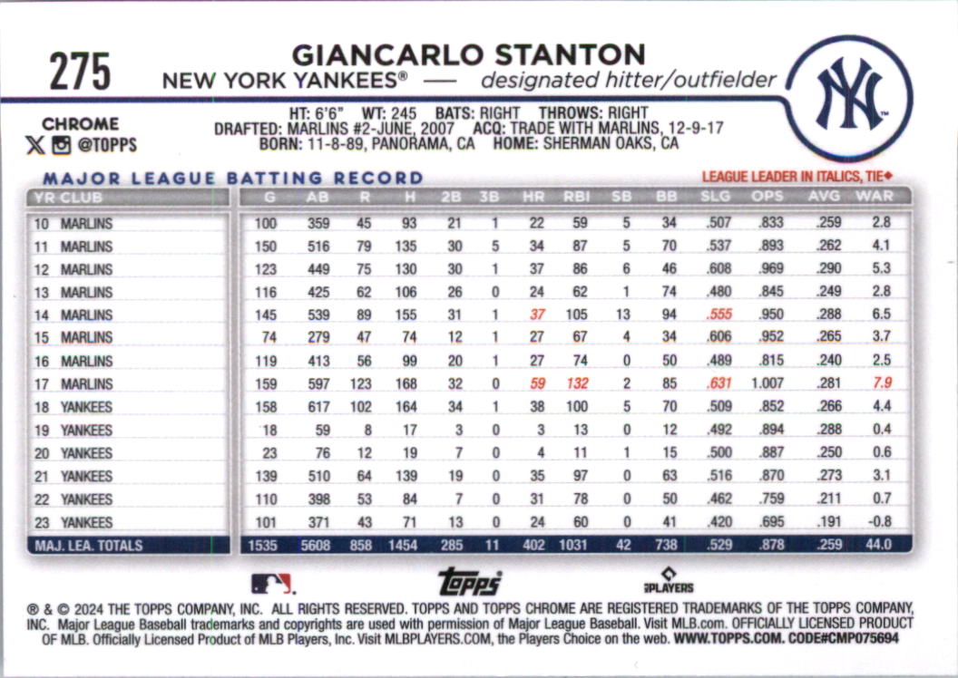 2024 Topps Chrome Baseball Card Pick (Base) 103-300 - Bild 347 von 397