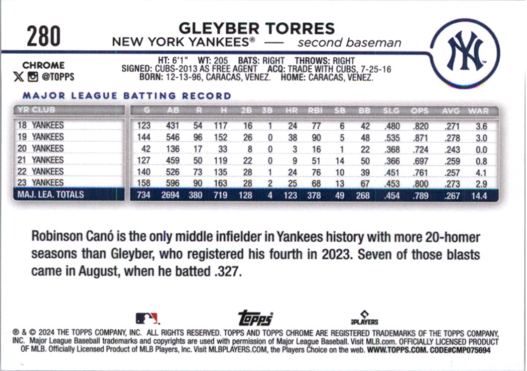2024 Topps Chrome Baseball Card Pick (Base) 103-300 - Bild 357 von 397