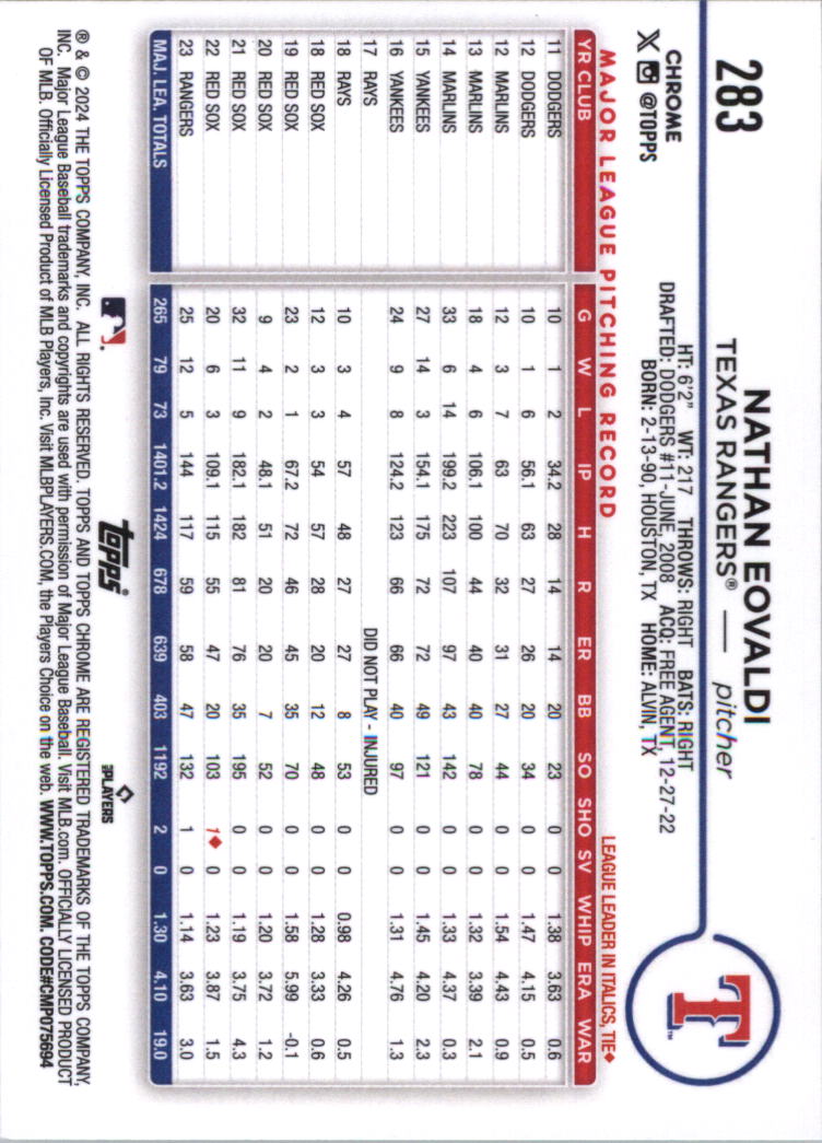 2024 Topps Chrome Baseball Card Pick (Base) 103-300 - Bild 363 von 397