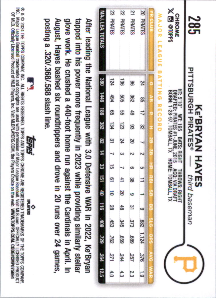 2024 Topps Chrome Baseball Card Pick (Base) 103-300 - Bild 367 von 397