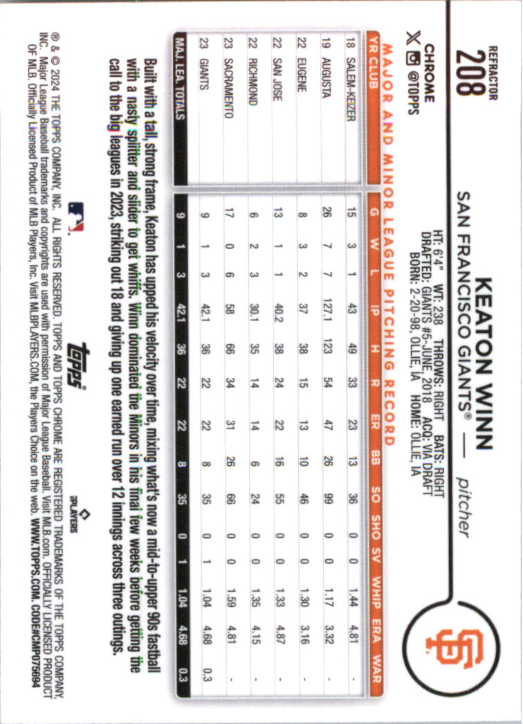 2024 Topps Chrome Refractors Baseball Card Pick (Inserts) 190-300 - Picture 35 of 201