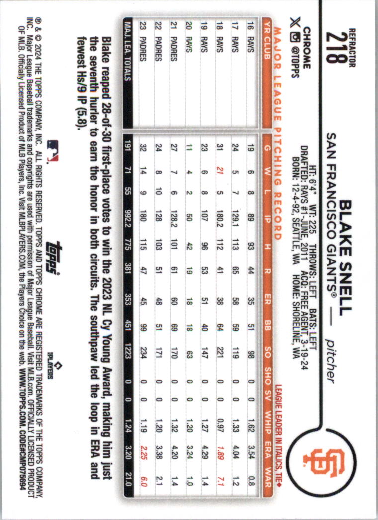 2024 Topps Chrome Refractors Baseball Card Pick (Inserts) 190-300 - Picture 53 of 201