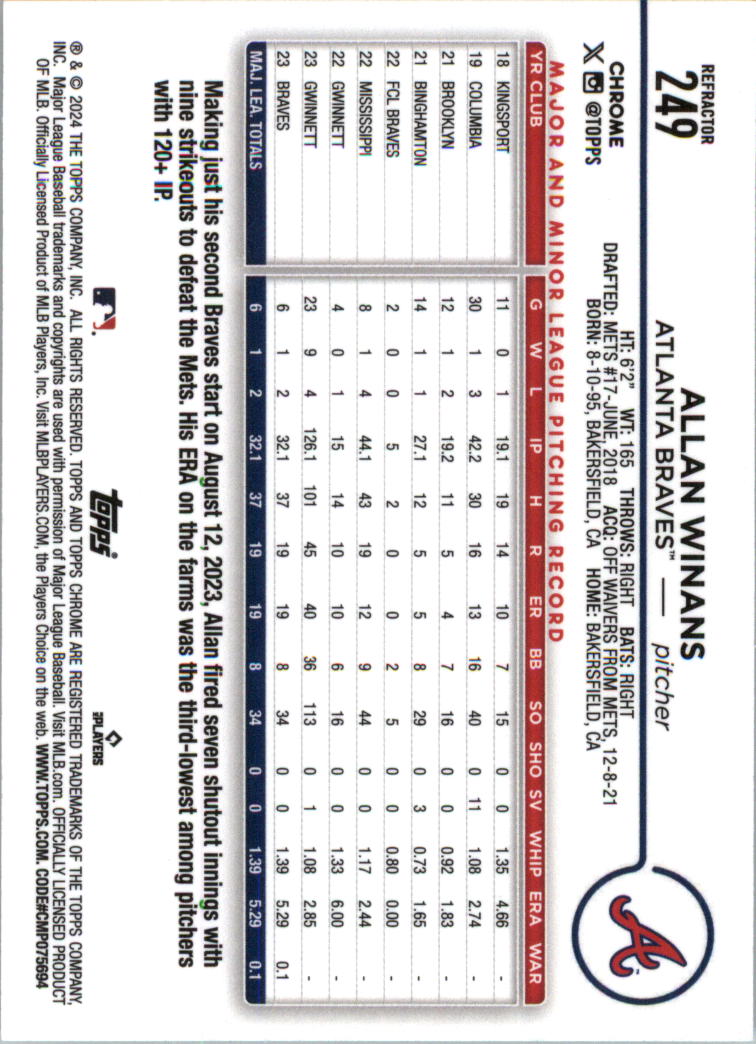 2024 Topps Chrome Refractors Baseball Card Pick (Inserts) 190-300 - Picture 115 of 201