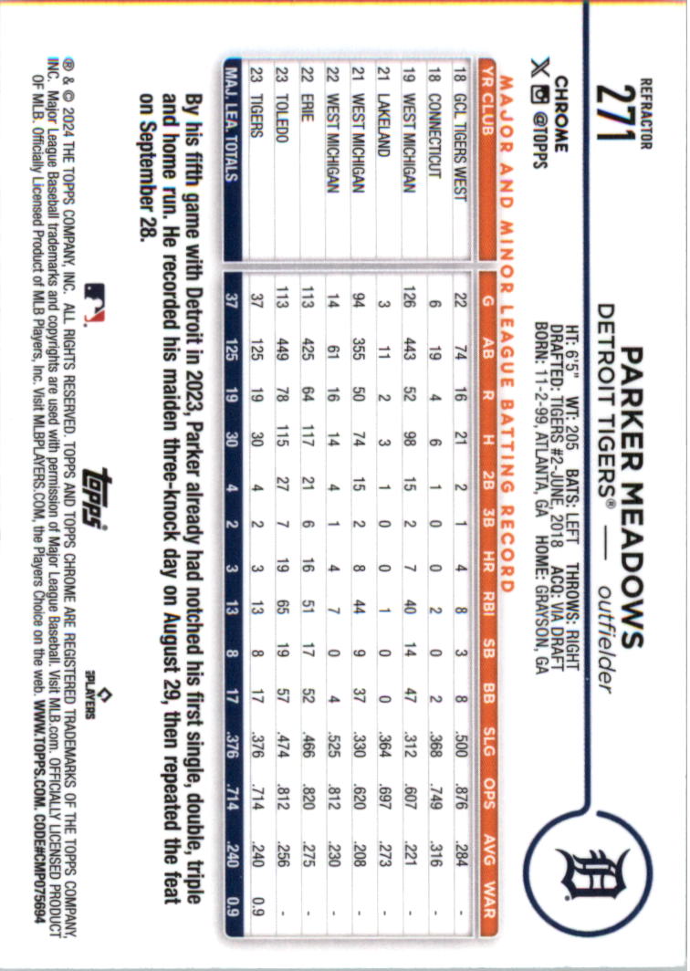 2024 Topps Chrome Refractors Baseball Card Pick (Inserts) 190-300 - Picture 157 of 201