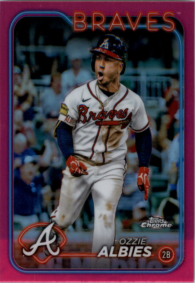 2024 Topps Chrome Pink Refractors Baseballkarte Auswahl (Inserts) - Bild 14 von 385