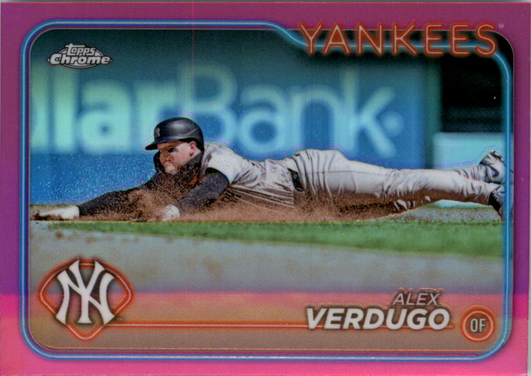 2024 Topps Chrome Pink Refractors Baseballkarte Auswahl (Inserts) - Bild 16 von 385