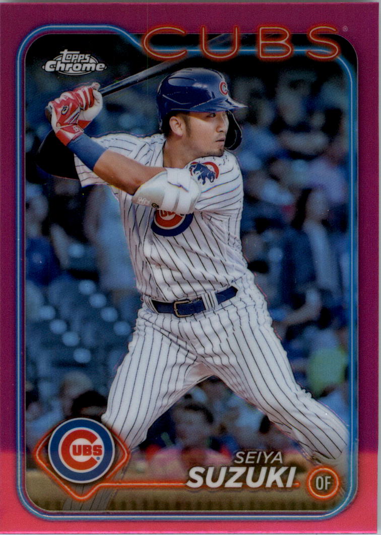 2024 Topps Chrome Pink Refractors Baseballkarte Auswahl (Inserts) - Bild 20 von 385