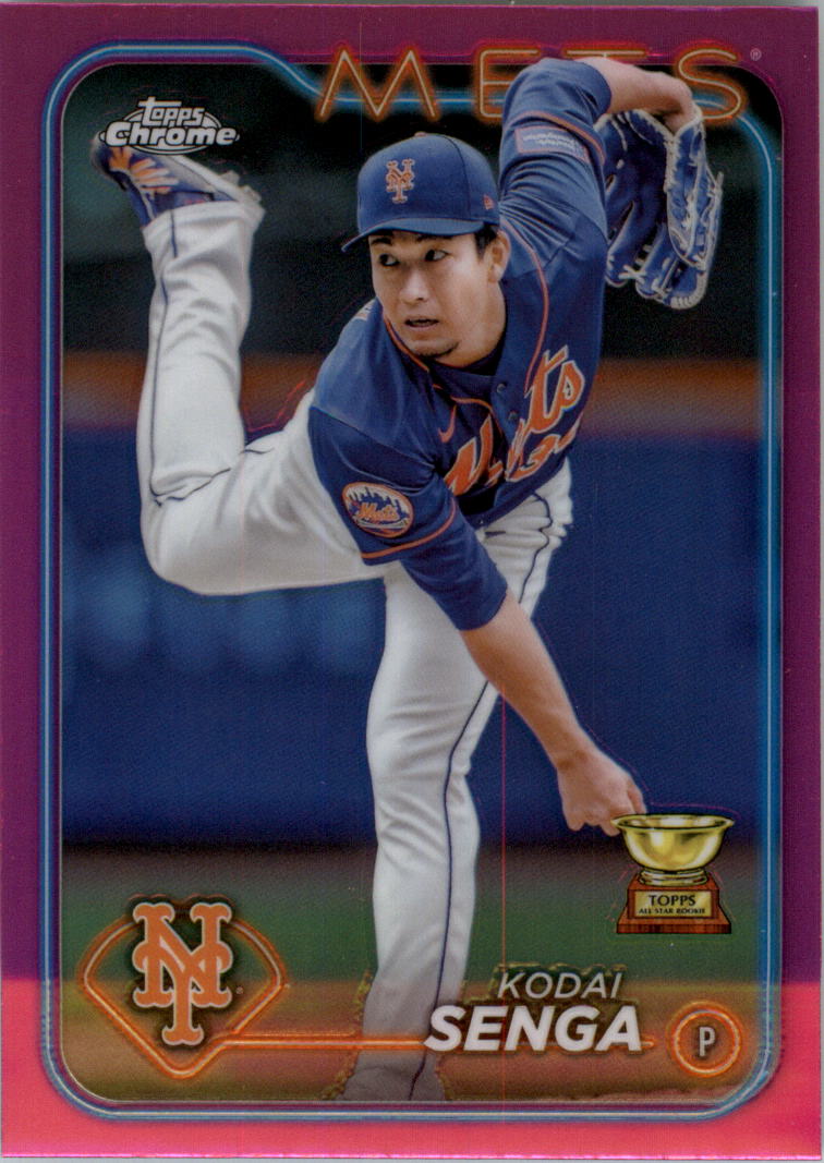 2024 Topps Chrome Pink Refractors Baseballkarte Auswahl (Inserts) - Bild 42 von 385