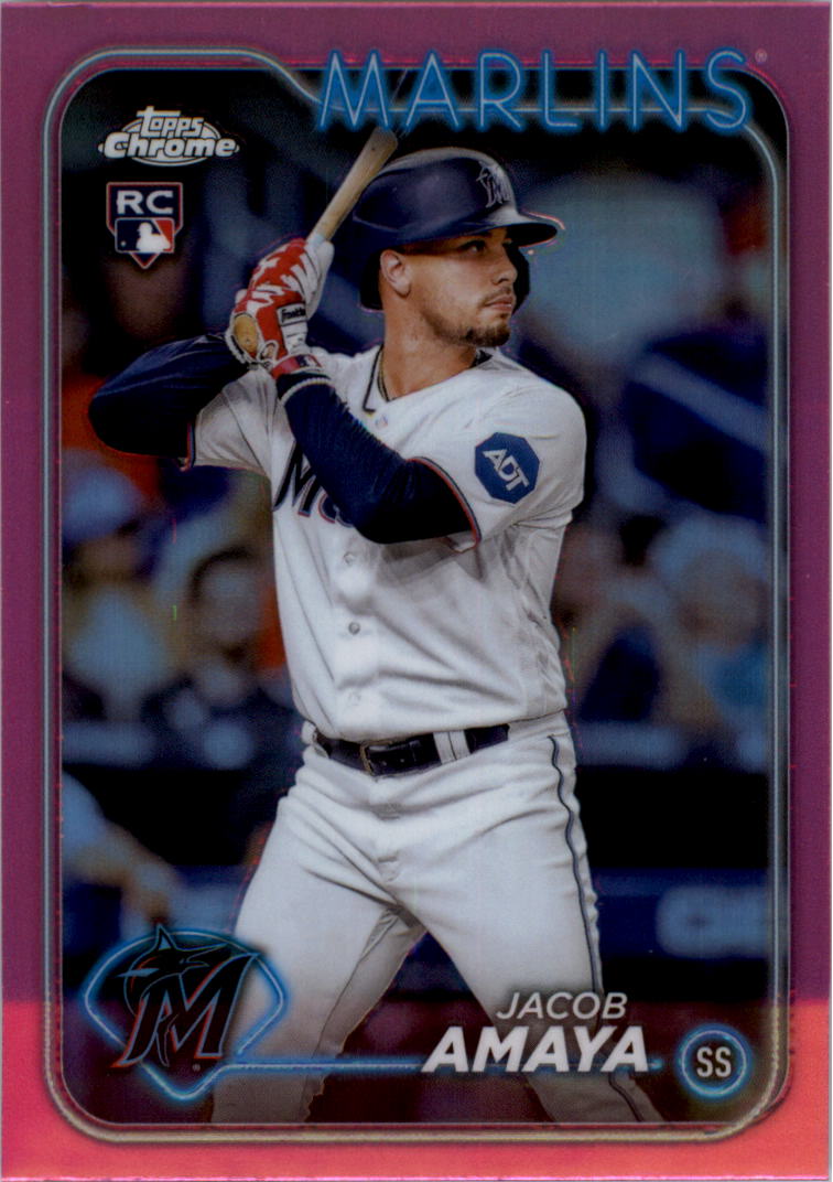2024 Topps Chrome Pink Refractors Baseballkarte Auswahl (Inserts) - Bild 108 von 385
